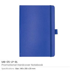 Hard Cover Notebooks Blue