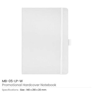 Hard Cover Notebooks White