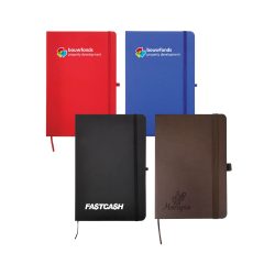 A5 PU Leather Notebooks with Elastic Band, Calendar, Pen Holder - Image 2