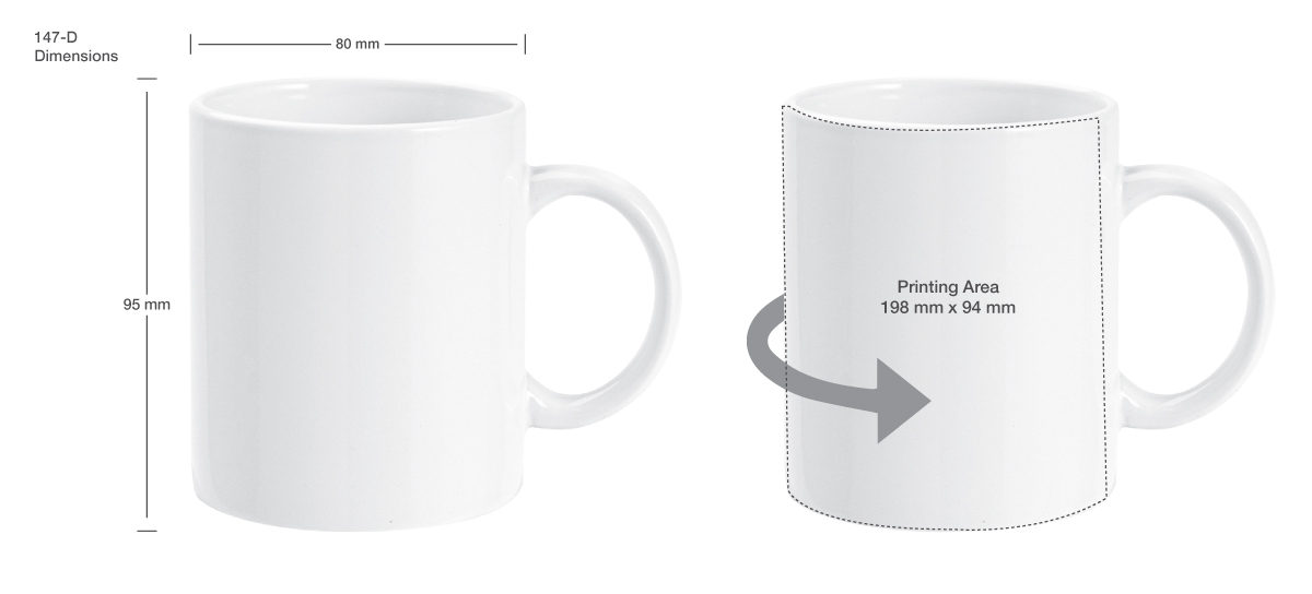 Printing on White Mugs