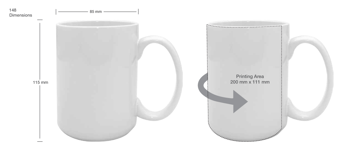 Printing on White Mugs