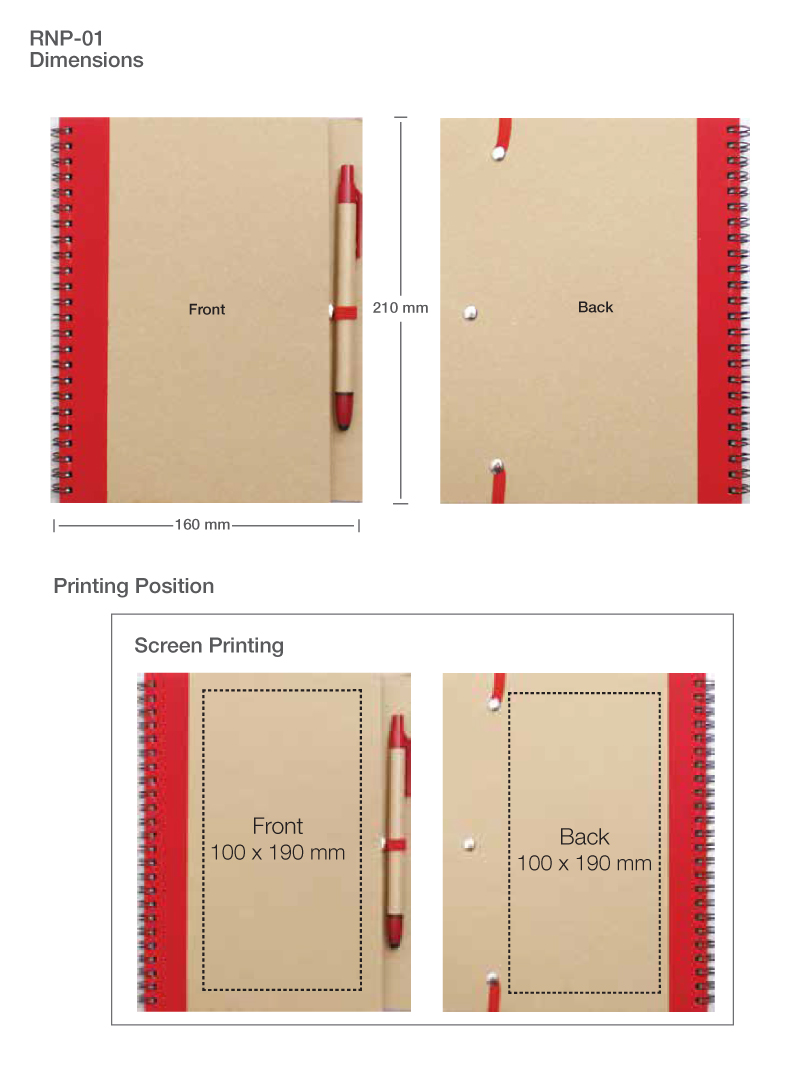 promotional notebooks Printing