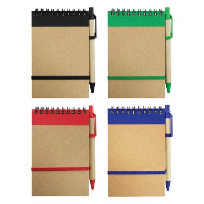 Branded Recycled Notepad with Pen | Magic Trading Company -MTC