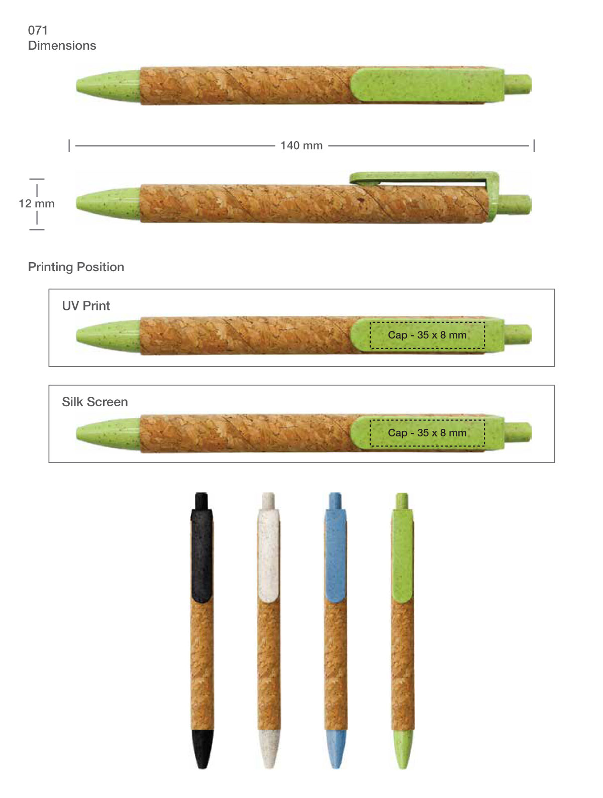 Printing on Eco Pens