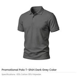 Polo T-shirts in Dark Grey