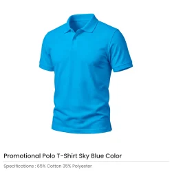 Polo T-shirts in Sky Blue