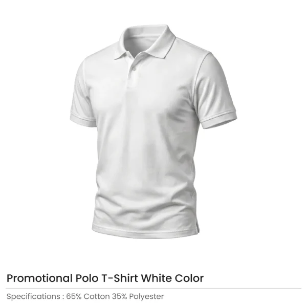 Polo T-shirts in White
