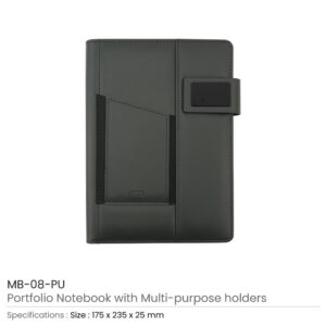 PU Leather Portfolio Notebooks