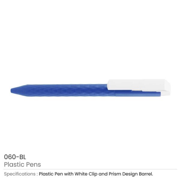 Plastic Pens Blue