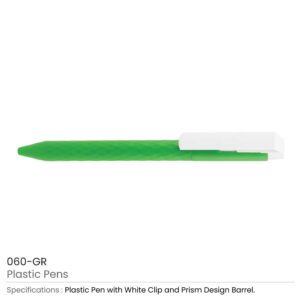 Plastic Pens Green