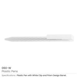 Plastic Pens White