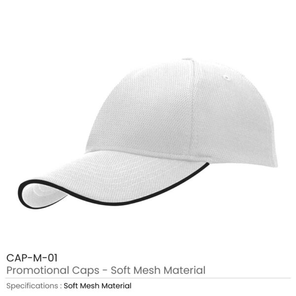 Cotton Caps White
