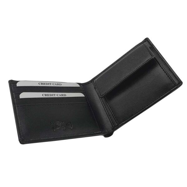 RFID Protected BI-fold Coin Branded Wallets | Magic Trading Company -MTC
