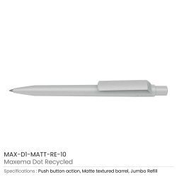 Recycled Pens Maxema Dot 10