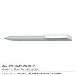 Recycled Pens Maxema Flow Pure 10