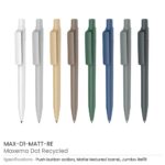 Recycled-Pens-Maxema-Dot-MAX-D1-MATT-RE-allcolors