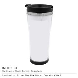 Travel Mugs in Insert Paper Design - Image 3