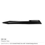 Twisted-Design-Plastic-Pen-061-BK