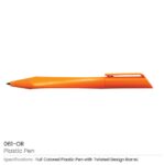 Twisted-Design-Plastic-Pen-061-OR