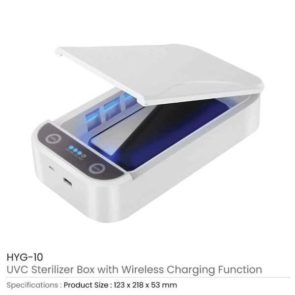UV Sterilization Box with Wireless Charging