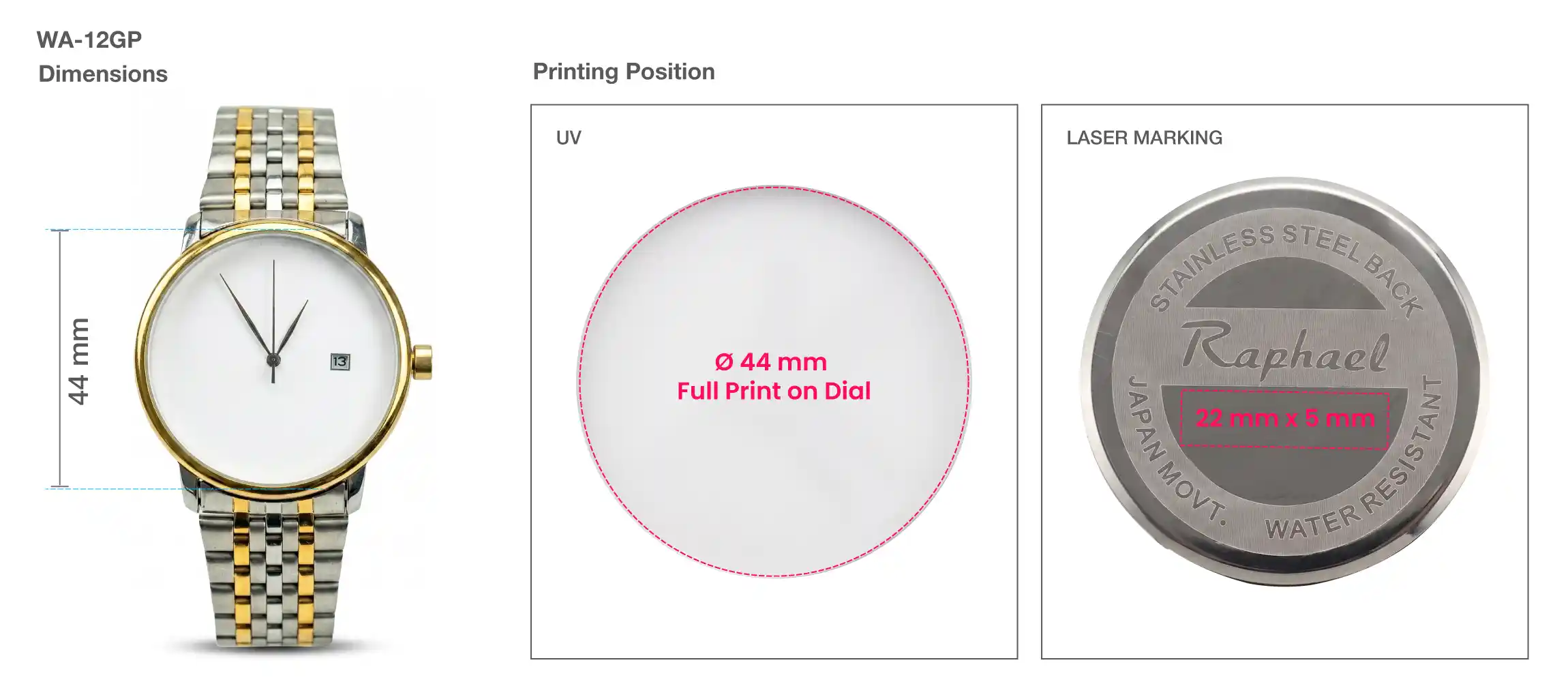 Men's Logo Watches Printing Details Men's Logo Watches Printing Details