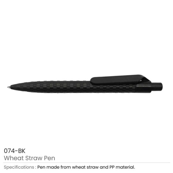 Wheat Straw Pens Black