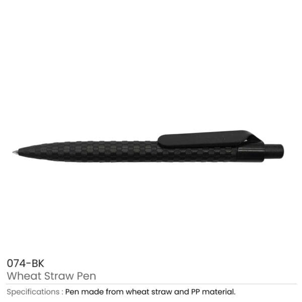 Wheat Straw Pens Black