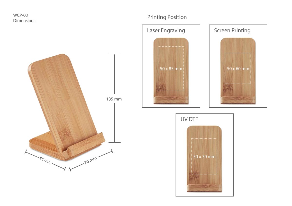 Wireless Charger Printing Details