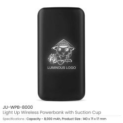 Wireless Powerbank JU-WPB-8000