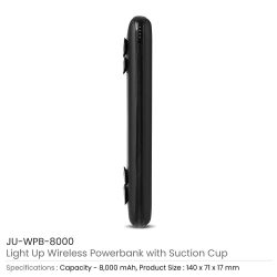 Wireless Powerbank JU-WPB-8000