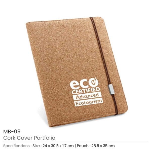 Promotional Cork Cover Portfolio