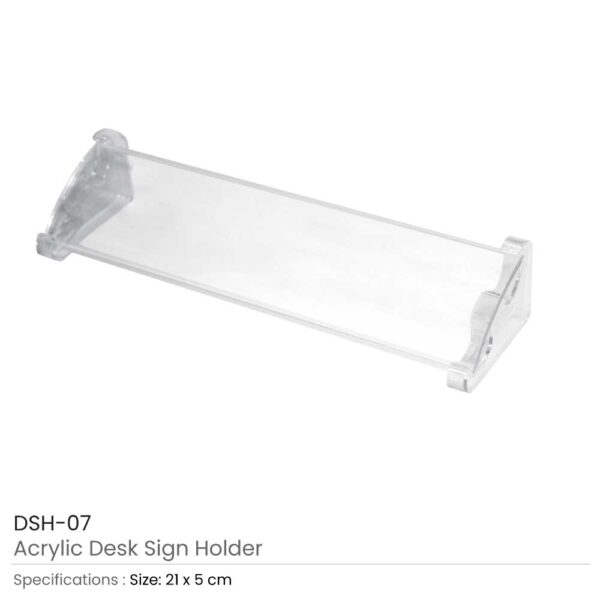 Acrylic Desk Sign Holders