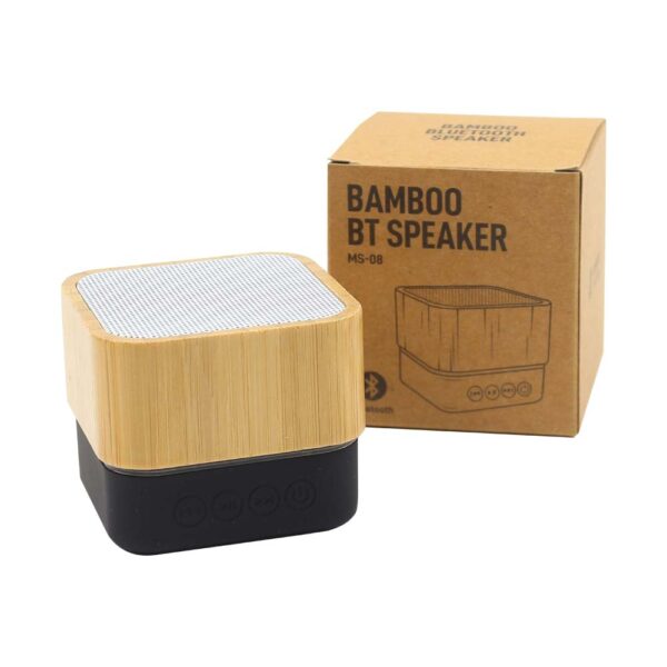 Bamboo Bluetooth Speaker with Box