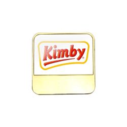 Branding Gold Square Metal Badges