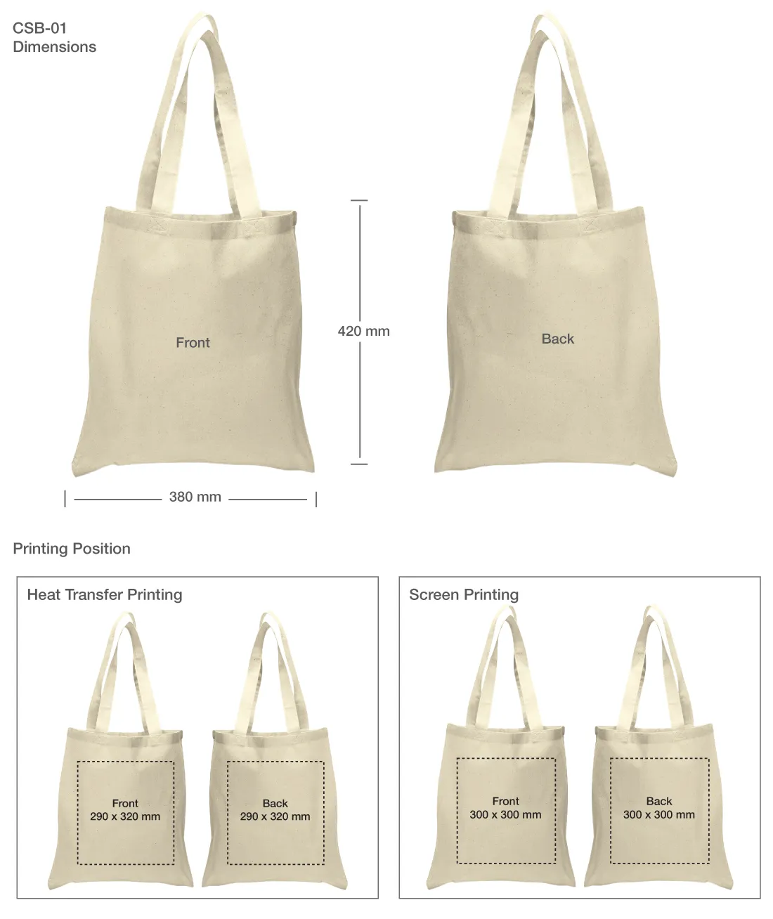 Cotton Bag - Printing Details