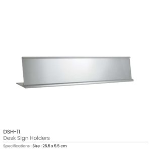 Desk Sign Holders Silver