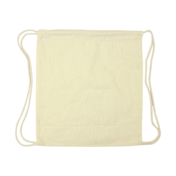 Canvas drawstring shop bags