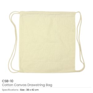 Cotton Canvas Drawstring Bags 145 GSM - Image 3