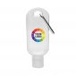 Branding Hand Sanitizer Gel with Carabiner Clip