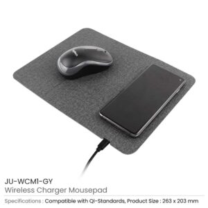 Fast Wireless Charging Mousepads 10W, Foldable Design - Image 3