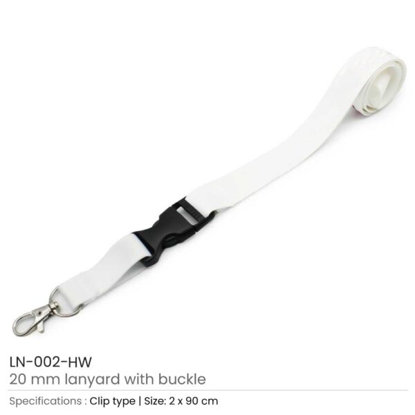 Lanyard with Safety Buckle Details