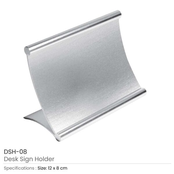 Metal Desk Sign Holders