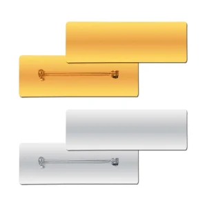 Metal Name Badges Blank