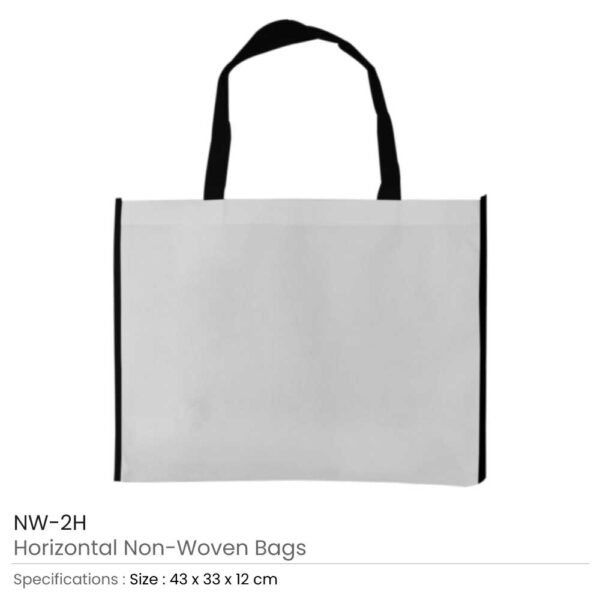 Non-woven Bags White and Black