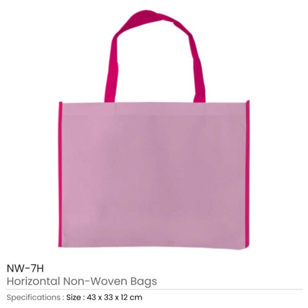 Non-woven Bags Pink and Dark Pink