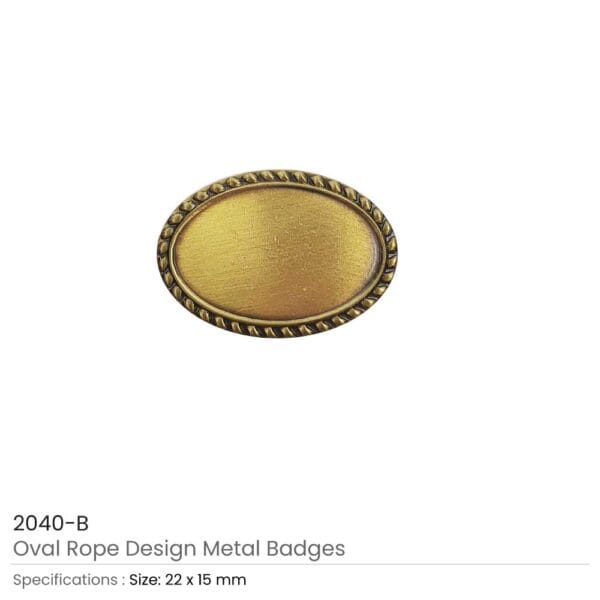 Oval Badges