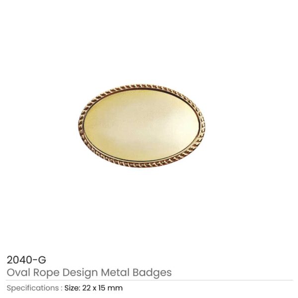Oval Badges