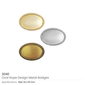 Oval Badges