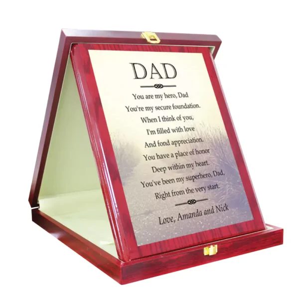 Portrait Wooden Plaques with Box