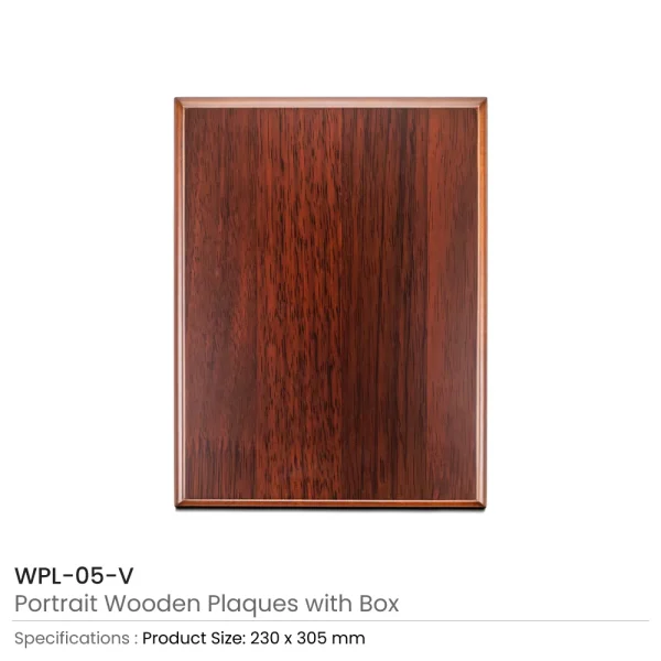 Portrait Wooden Plaques Large